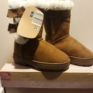 Lily &  Dan girls cozy boots size 7/8